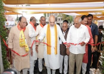 HM Amit Shah inaugurates hostel facility for 1,600 students at Maa Umiya Dham in Ahmedabad