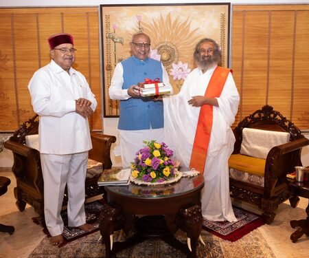 Vice President launches 5 national initiatives as Art of Living marks 45 years