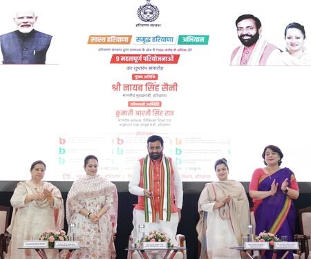 Haryana CM opens, lays foundation stone of nine healthcare projects worth Rs 100 crore
