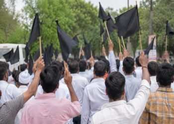 Nine RLP workers detained after black flags shown to Rajasthan BJP chief
