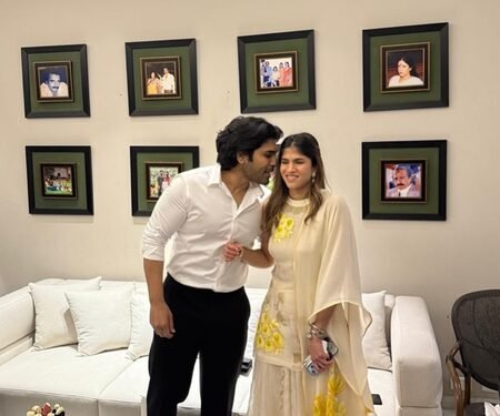 Allu Sirish marks one year since ‘Pelli Choopulu’ with wife Nayanika Reddy