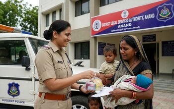Gujarat Police escorts undertrial mother, newborn home in MP after no family member arrives following bail
