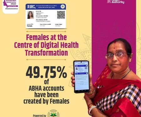 Ayushman Bharat surpasses 90 crore ABHA accounts, nearly half are women