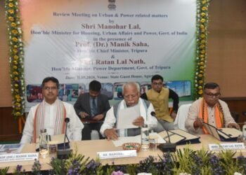 Union Minister reviews power sector, urban growth schemes in Tripura
