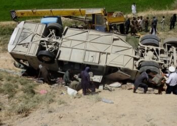 18 killed, 35 injured as truck carrying Afghan migrants overturns