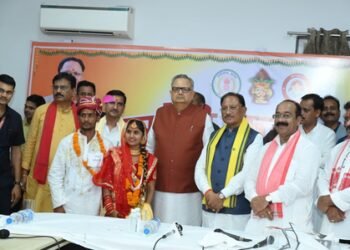 Raman Singh slams officials over chaotic mass marriage event in Chhattisgarh
