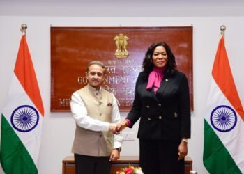 MoS Singh discusses strategic partnership with South African minister