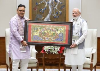 Rajasthan CM Sharma meets PM Modi, discusses development
