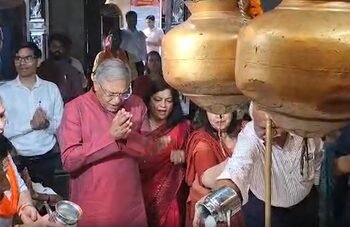 CEC Gyanesh Kumar visits Kailash Mahadev temple in Agra, urges citizens to participate in voting