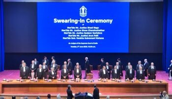 CJI Surya Kant administers oath to five new Supreme Court judges