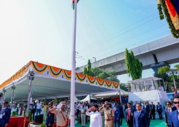 Telangana celebrates Formation Day; CM Reddy, Guv unfurl Tricolour