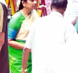 Amid Sanatan Dharma row, Udhayanidhi’s mother Durga Stalin offers prayers at Mysuru’s Nimishamba Temple