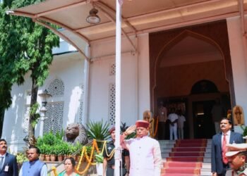 Telangana stands as symbol of sacrifices by martyrs, says Governor Shiv Pratap Shukla