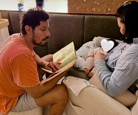 Randeep Hooda turns storyteller for baby girl,  shares heartwarming book-reading session