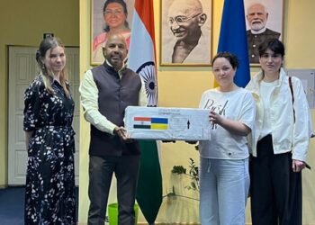 India hands over humanitarian aid to Ukraine’s health ministry