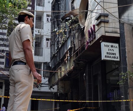 Malviya Nagar fire: Search on for hotel owner; Delhi Police conduct raids