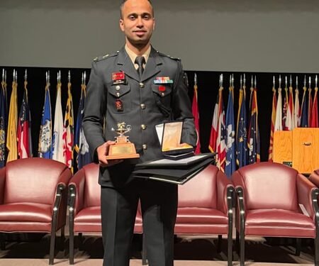 India’s Major Prabhat Mishra wins top honours at US Army college