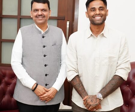Suryakumar Yadav meets Maharashtra CM Devendra Fadnavis amid questions over captaincy stint