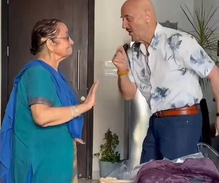 Anupam Kher shares adorable dance moment with mother Dulari