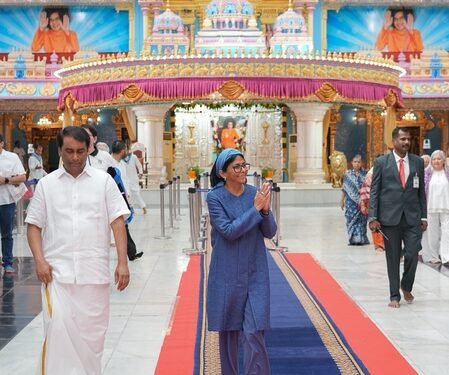 Acting Venezuela President praises value-based education at Andhra Pradesh’s Sri Sathya Sai Institute
