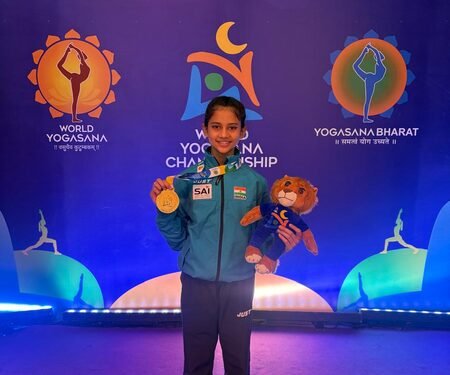 World Yogasana Championship: Pune’s golden girl Niral Wadekar wins two titles