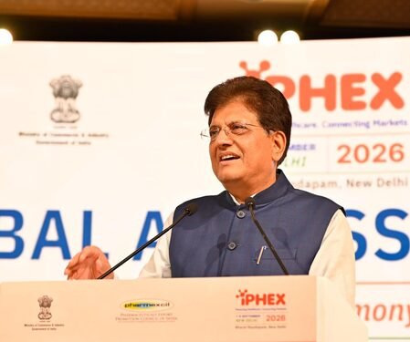 Piyush Goyal invites global pharmaceutical firms to join India’s innovation journey