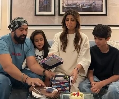 Shilpa Shetty shares a glimpse of her perfect birthday celebration with family