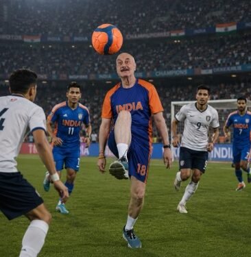 Anupam Kher dreams of wearing India’s football jersey, celebrates the power of imagination