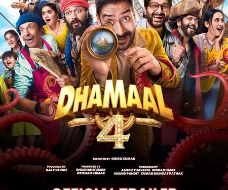 The gang returns for a chaotic ride in search a hidden treasure in ‘Dhamaal 4’