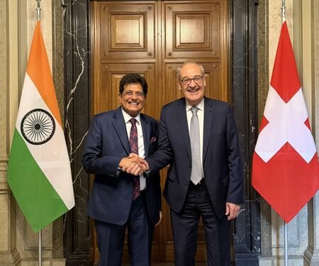 India, Switzerland reaffirm commitment to deepen economic ties under TEPA: Piyush Goyal