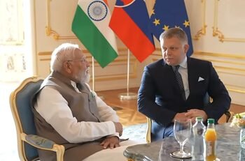 PM Modi, Slovakian counterpart Fico hold talks in Bratislava