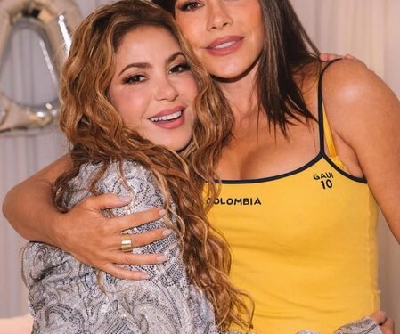 Sofia Vergara dances to ‘Hips Don’t Lie’ as Shakira celebrates her landmark 100th show