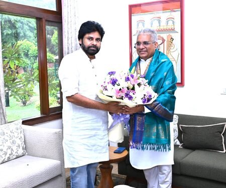 Pawan Kalyan seeks Centre’s assistance for Andhra’s Great Green Wall initiative