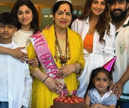 Shilpa Shetty pens b’day note for mother: Nothing makes me happier than seeing you smile