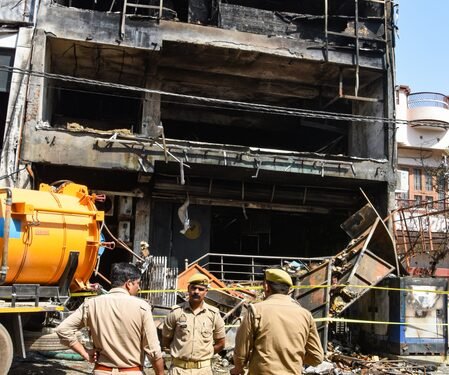 Lucknow fire tragedy: NHRC seeks report from DM, Police Commissioner