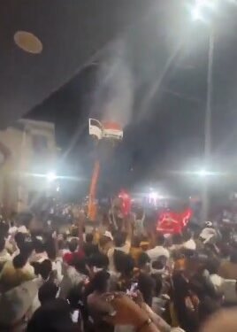 Four booked after crane-suspended vehicle bursts during Muharram procession in Ujjain