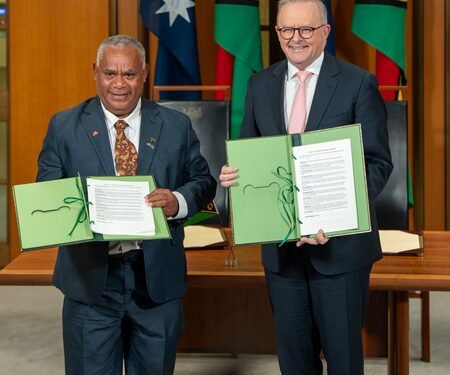 Building ‘stronger and more secure Pacific’, Australia and Vanuatu sign agreement barring foreign military bases