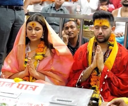 Parineeti Chopra shares divine experience from Mahakal temple visit with Raghav Chadha