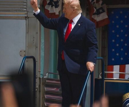 Trump warns against communism at North Dakota event