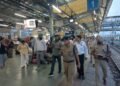 Jammu railway station full decked up to welcome SANJY-2026 Yatris