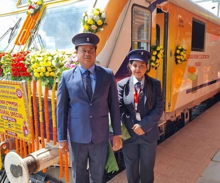 Northeast’s first MEMU electric train to begin service linking Tripura and Assam