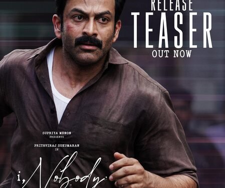 Prithviraj-starrer ‘I, Nobody’ release teaser promises a gripping, action-packed drama in store
