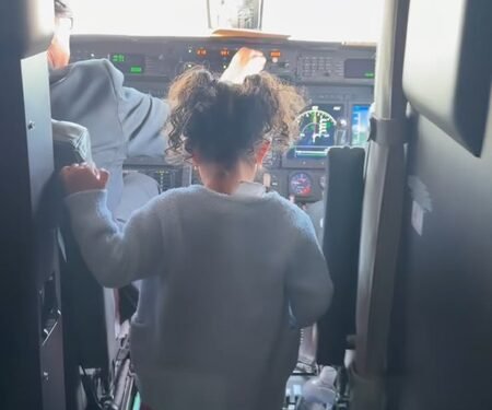 Priyanka Chopra Jonas gives a peek of daughter Malti exploring airplane cockpit