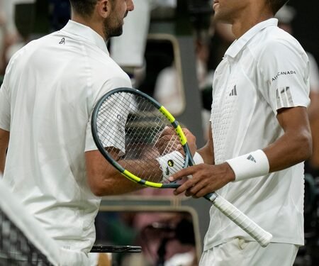 ‘Amazing battle with a legend’: Auger-Aliassime reflects on Djokovic heartbreak at Wimbledon