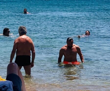 Kareena Kapoor clicks ‘hot husband’ Saif Ali Khan walking out of the sea in his swimwear, says ‘summer’s going well’
