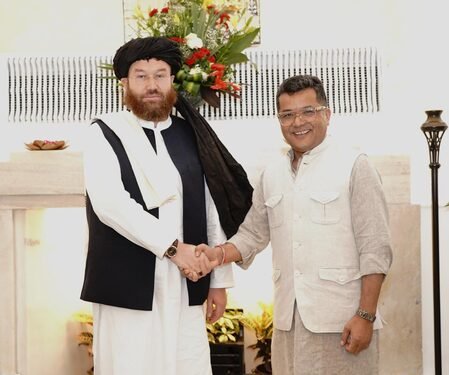 MoS Margherita discusses bilateral ties with visiting Afghan minister
