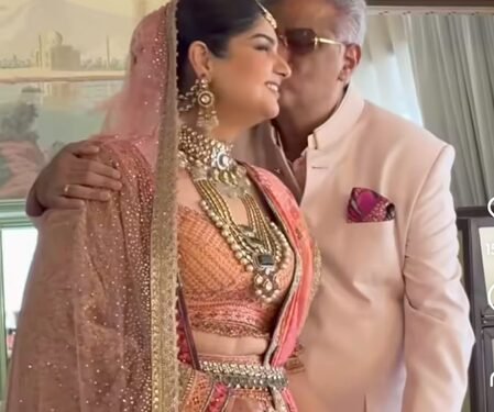 Anshula Kapoor shares emotional father-daughter moments with Boney Kapoor from her wedding ‘bidaai’