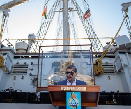 INS Sudarshini showcases India’s maritime heritage at SAIL Boston 250