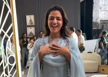 Wamiqa Gabbi meets childhood favourite Madhuri Dixit, calls it a ‘magical moment’