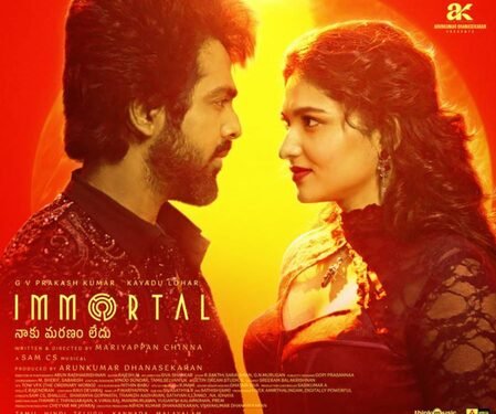 G V Prakash’s ‘Immortal’ release postponed to September 4